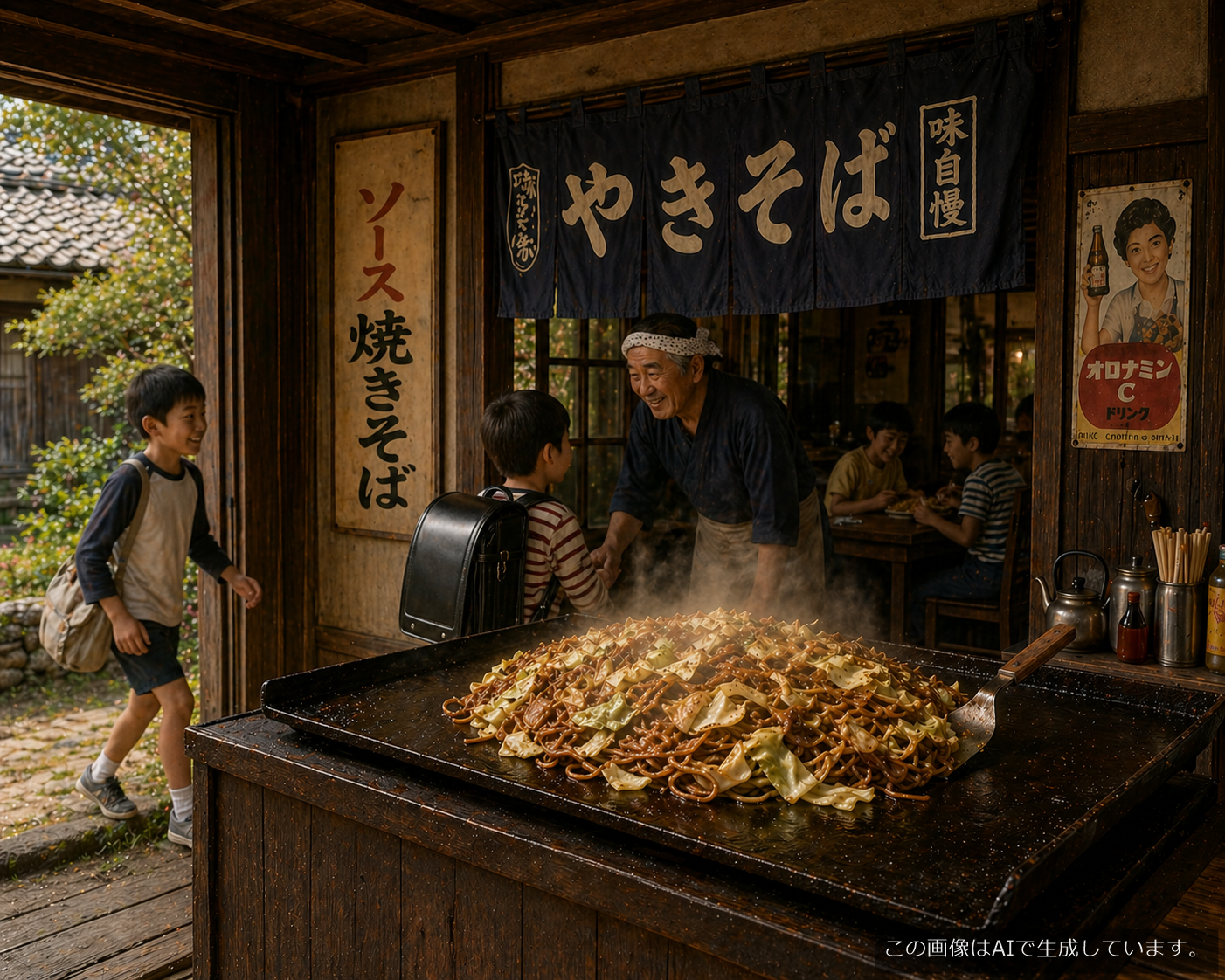やきそば屋台